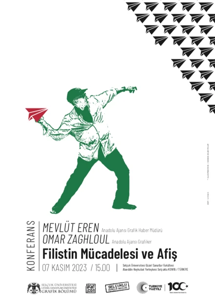 "FİLİSTİN MÜCADELESİ ve AFİŞ" konulu Konferans gerçekleştirildi